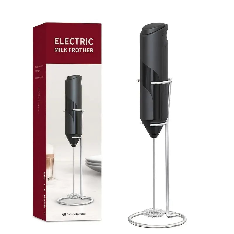 Handheld Milk Frother — Mini Electric Foam Maker for Coffee, Latte & Matcha