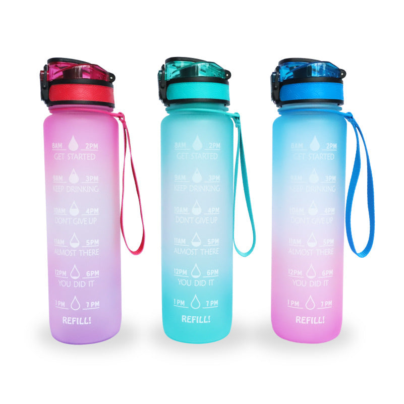 Gourde de sport Tritan 1000 ml avec bouchon à ouverture rapide — Gourde étanche sans BPA pour la salle de sport et l'extérieur