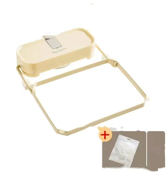 Kitchen Sink Filter Rack with Suction Cup - Disposable Leftovers Filter Pocket