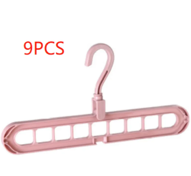 Cintre organisateur gain de place — Rangement multi-fentes pour placard