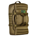 Sac à dos tactique militaire Huntvp 60L – Sac d'assaut MOLLE pour la chasse, le camping et la randonnée | Marron