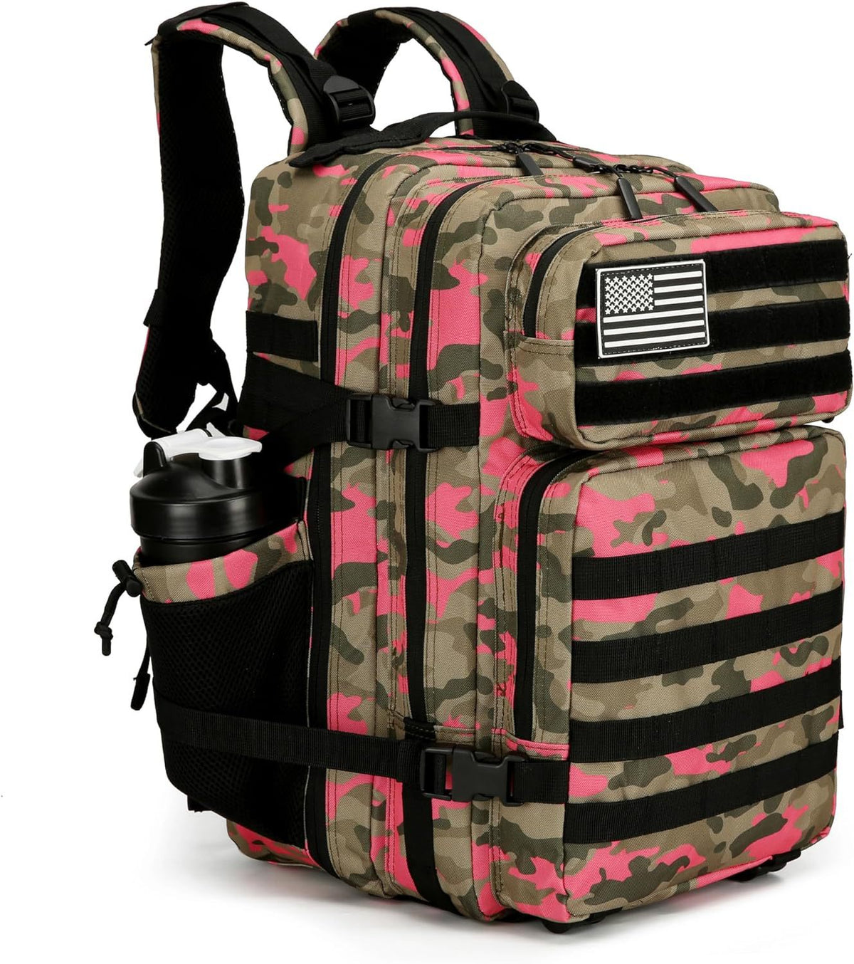 Sac à dos tactique 3P camouflage 36-55L – Sac de randonnée et de camping | 4 couleurs