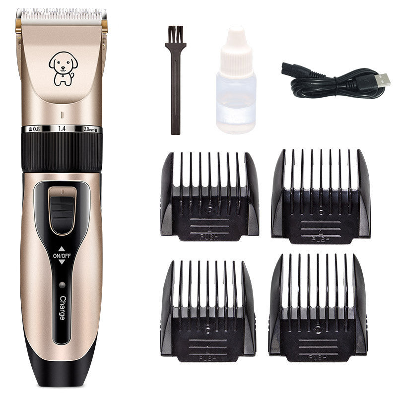 Professional Pet Hair Clipper – Dog & Cat Grooming Shaver with Titanium Ceramic Blade | Multiple Styles & Sets