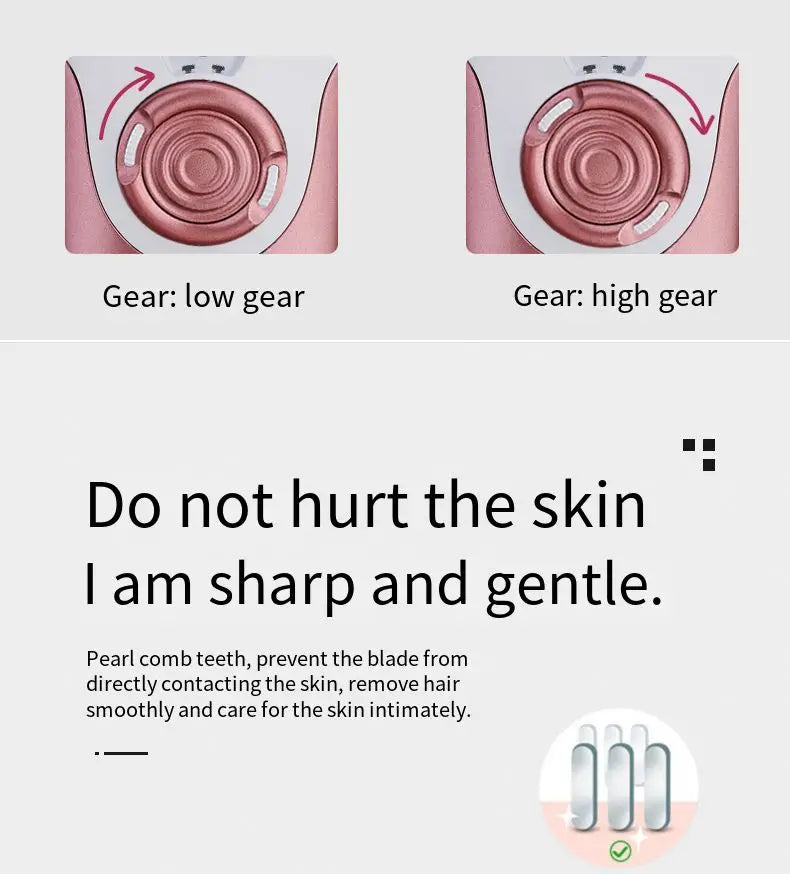 4-in-1 Cordless Electric Epilator for Women