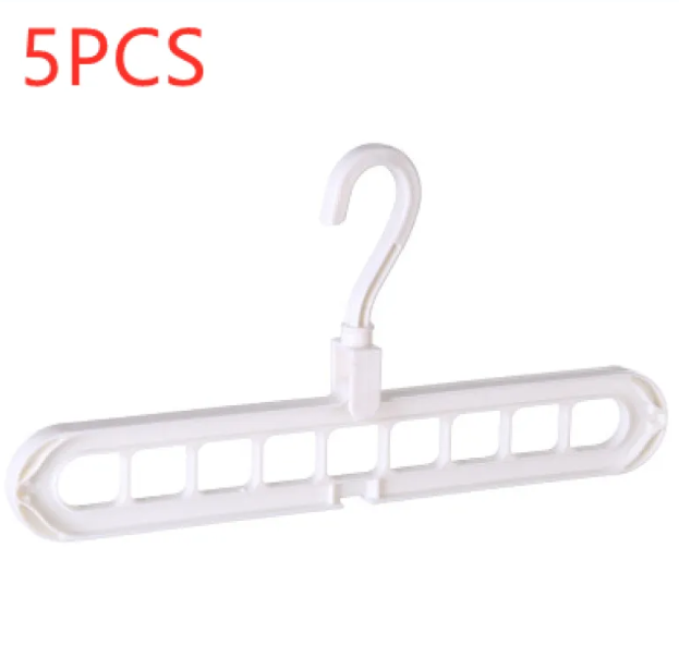 Cintre organisateur gain de place — Rangement multi-fentes pour placard