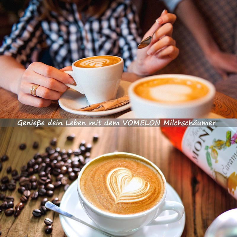 Handheld Electric Milk Frother & Mixer — Portable Stainless Steel Foam Maker for Coffee & Drinks