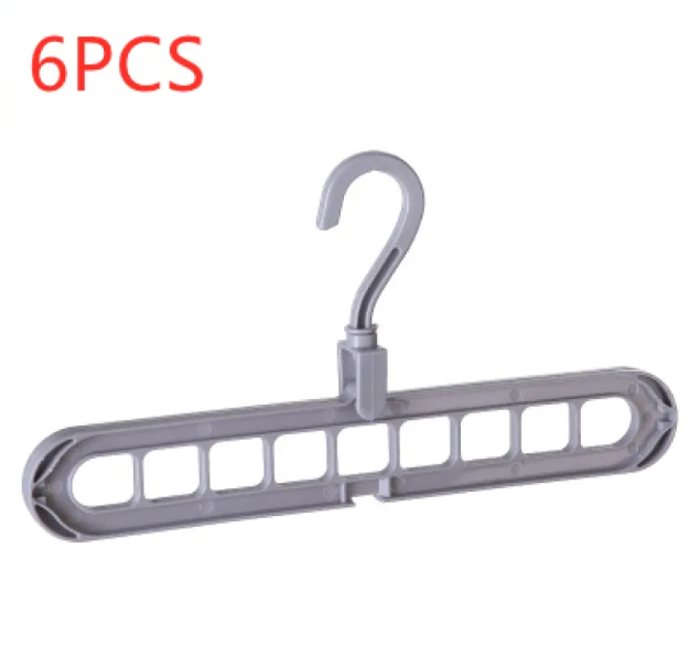 Cintre organisateur gain de place — Rangement multi-fentes pour placard