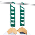 Crafty Crocodile Space Saving Clothes Hangers — Cascading Closet Organizer for More Wardrobe Space
