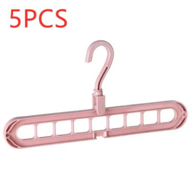 Cintre organisateur gain de place — Rangement multi-fentes pour placard