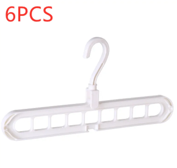 Cintre organisateur gain de place — Rangement multi-fentes pour placard