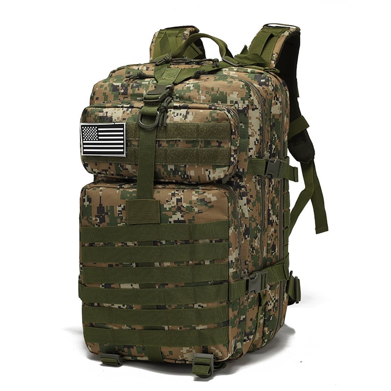 Sac à dos militaire tactique – Modèle extérieur en tissu Oxford | 5 couleurs | 1,32 kg