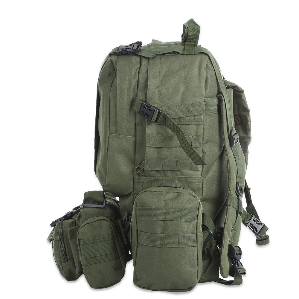 50L Tactical Waterproof Backpack – MOLLE Military Pack for Camping, Hiking & Travel | 6 Colors