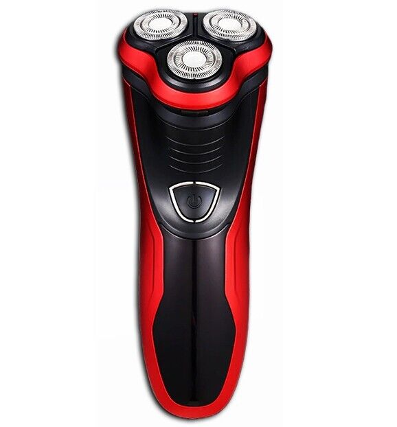 Men's Rotary Electric Shaver — 3D Floating Heads, Wet & Dry, Pop-Up Trimmer
