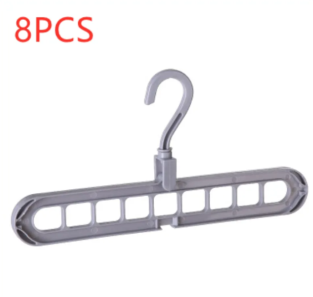 Cintre organisateur gain de place — Rangement multi-fentes pour placard