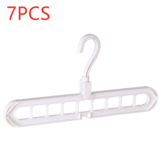 Cintre organisateur gain de place — Rangement multi-fentes pour placard