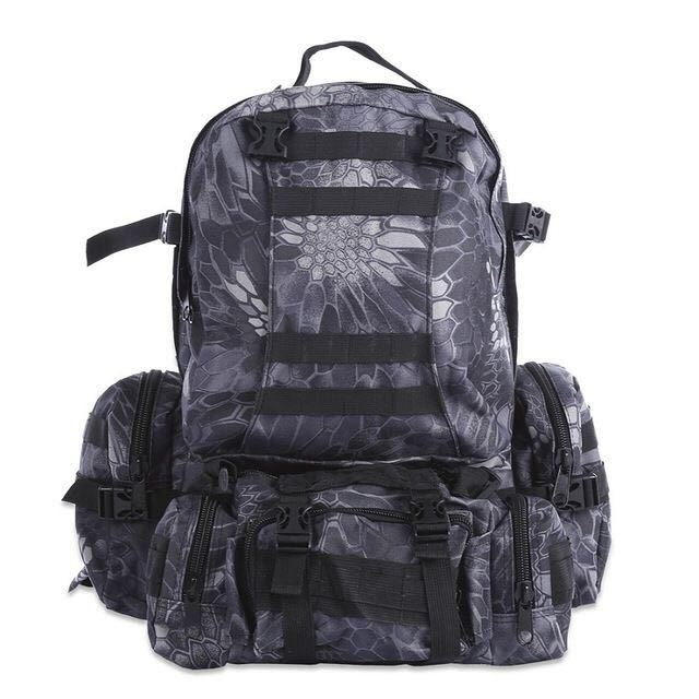50L Tactical Waterproof Backpack – MOLLE Military Pack for Camping, Hiking & Travel | 6 Colors