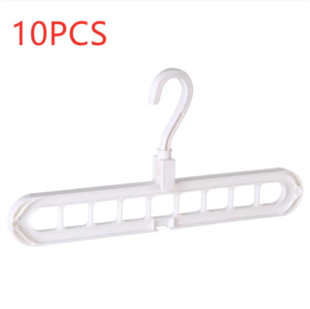 Cintre organisateur gain de place — Rangement multi-fentes pour placard
