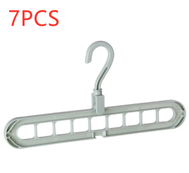 Cintre organisateur gain de place — Rangement multi-fentes pour placard