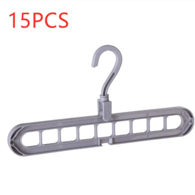 Cintre organisateur gain de place — Rangement multi-fentes pour placard