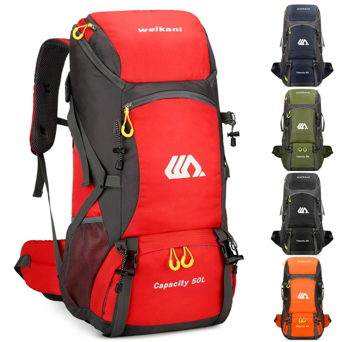 Favuit 50L Hiking Backpack – Lightweight Foldable Daypack for Men & Women | Camping & Trekking