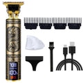 JAVENYIMAN Professional T-Blade Zero Gap Hair Trimmer – Cordless Edger Clipper with LED Display & Rechargeable Battery
