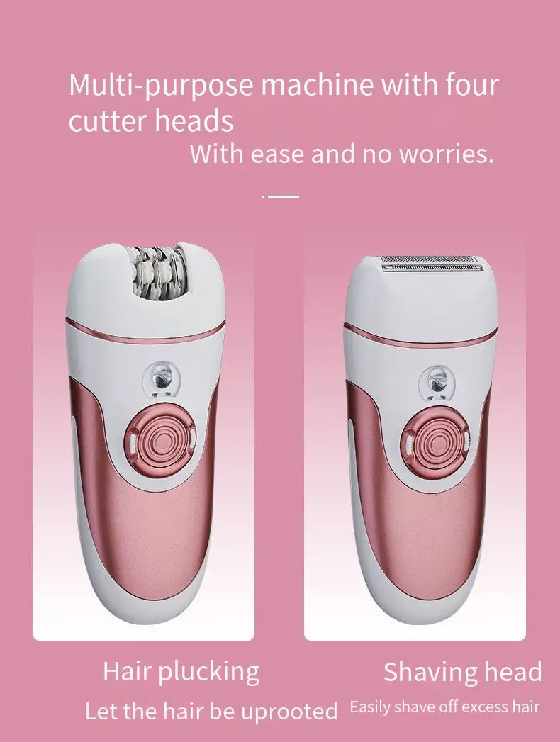 4-in-1 Cordless Electric Epilator for Women