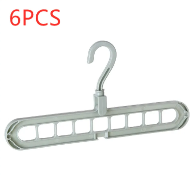 Cintre organisateur gain de place — Rangement multi-fentes pour placard