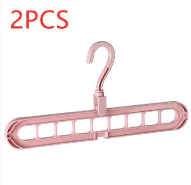 Cintre organisateur gain de place — Rangement multi-fentes pour placard