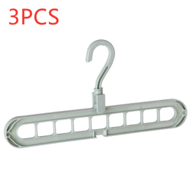 Cintre organisateur gain de place — Rangement multi-fentes pour placard