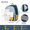 Large Capacity Travel Backpack for Men — Versatile Everyday & Adventure Bag (Sky Blue)