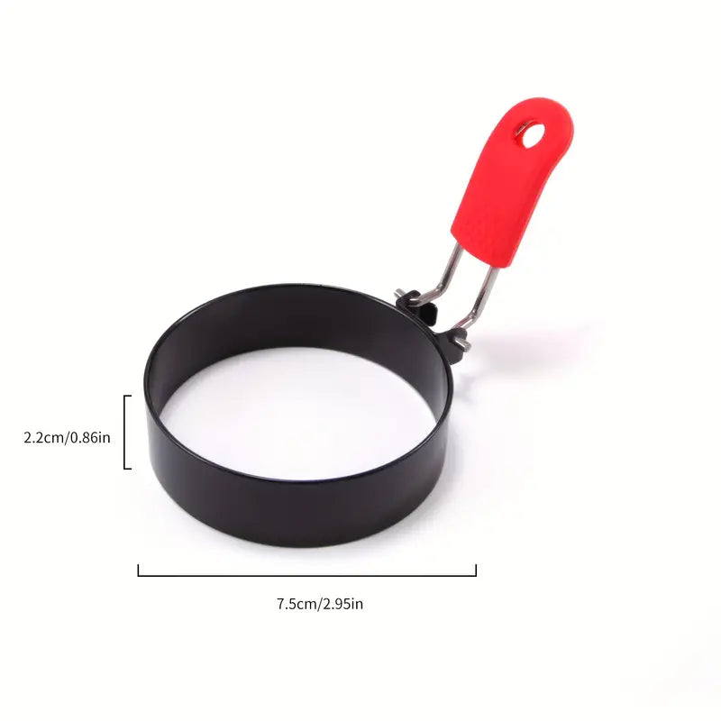Stainless Steel Egg Frying Rings & Omelette Mould — Non-Stick Egg Shaper for Perfect Fried Eggs