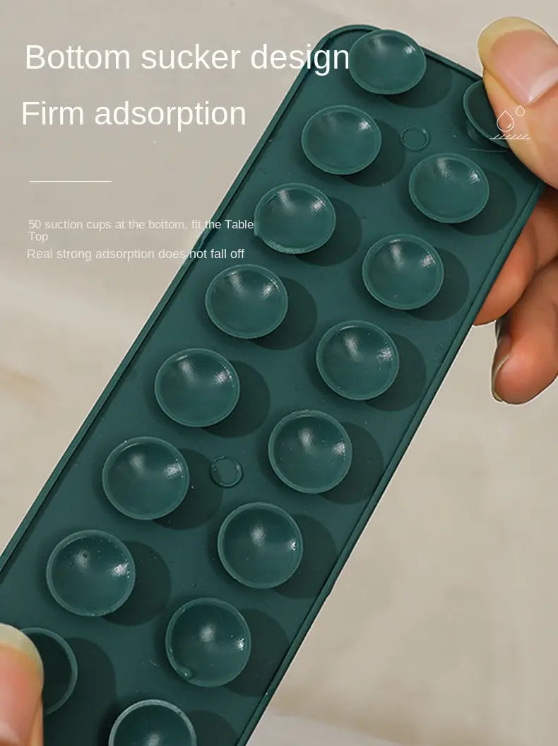 Silicone Baffle Splash Guard – Suction Cup, Modern Minimalist Design