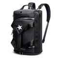 Men's Casual Sports Travel Backpack — Large Capacity Everyday & Gym Bag (Black)