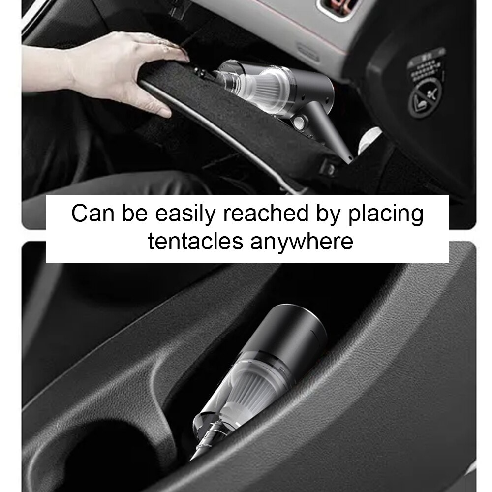 120W Cordless Handheld Vacuum Cleaner — Mini Portable Car & Home Wireless