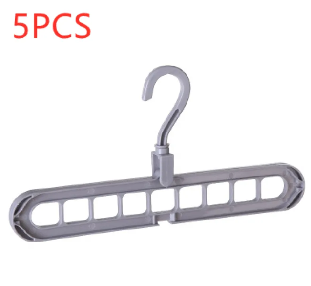 Cintre organisateur gain de place — Rangement multi-fentes pour placard