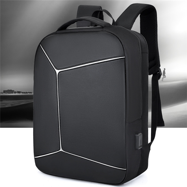 Sac à dos décontracté pour homme — Grand sac de voyage et du quotidien (Noir / 13 po)