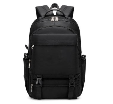 Large Capacity Men's Travel Business Backpack — Everyday Work & Adventure Bag (Black / Pink)