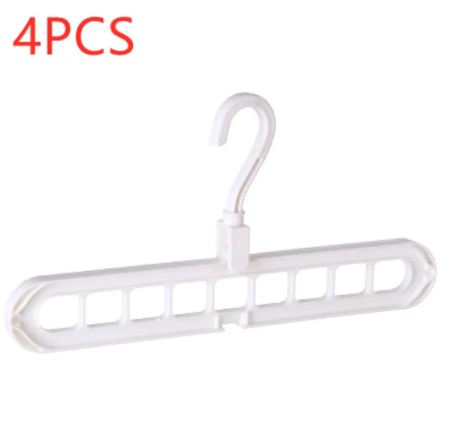 Cintre organisateur gain de place — Rangement multi-fentes pour placard