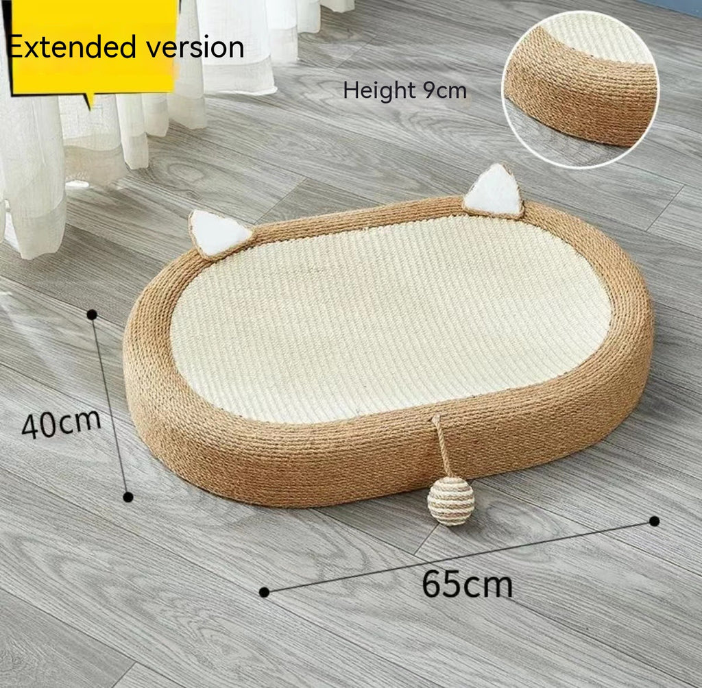 Oversized Sisal Cat Scratch Board Nest
