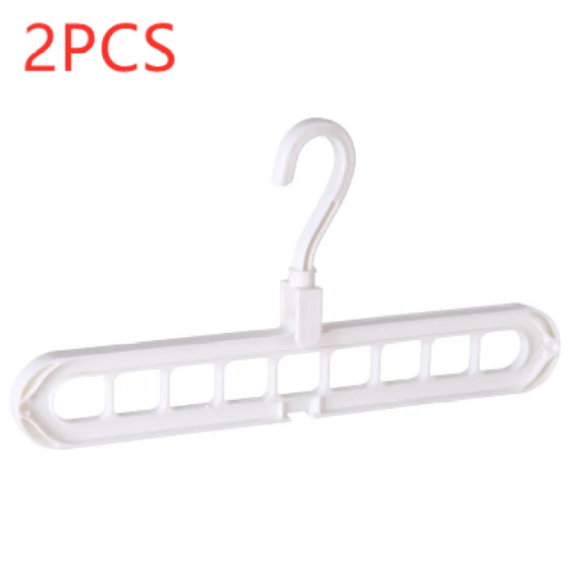 Cintre organisateur gain de place — Rangement multi-fentes pour placard