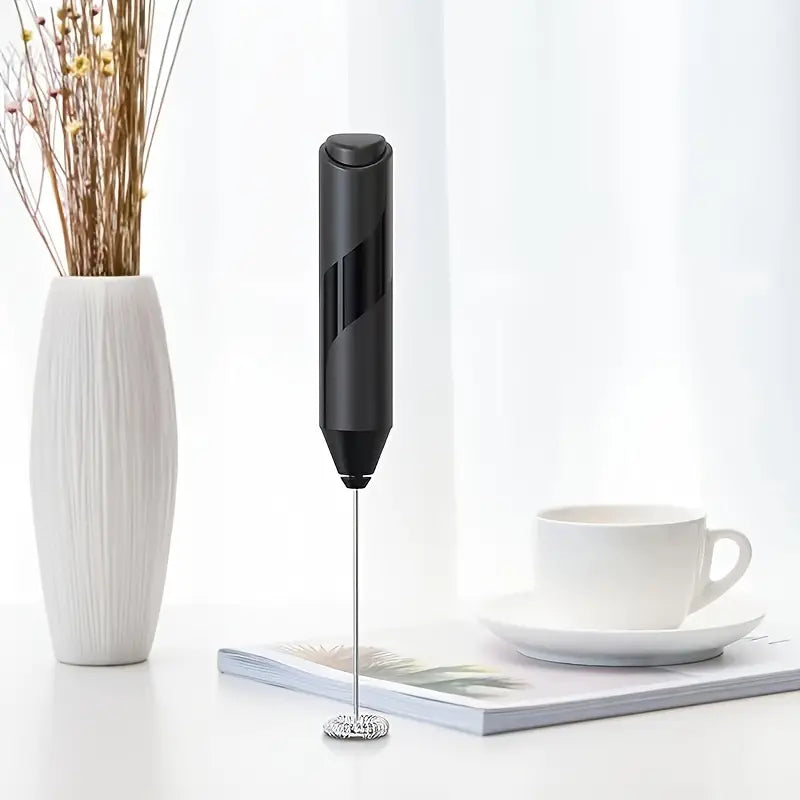 Handheld Milk Frother — Mini Electric Foam Maker for Coffee, Latte & Matcha