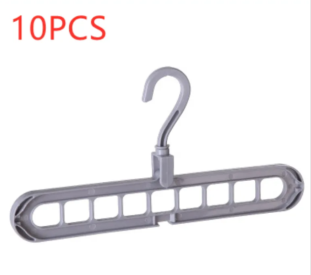 Cintre organisateur gain de place — Rangement multi-fentes pour placard