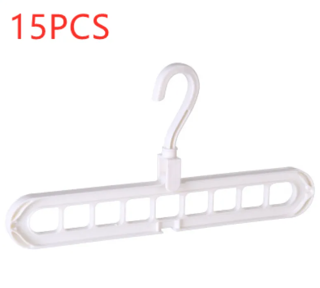 Cintre organisateur gain de place — Rangement multi-fentes pour placard