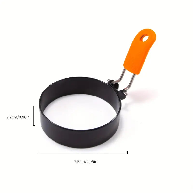 Stainless Steel Egg Frying Rings & Omelette Mould — Non-Stick Egg Shaper for Perfect Fried Eggs