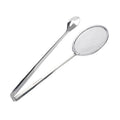 Pinces de friture en acier inoxydable avec filtre — Pinces de cuisine égouttoir pour frire et cuisiner