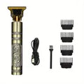 T9 USB Rechargeable Cordless Hair Clipper for Men – Stainless Steel Blade, 3-Hour Battery, Ultra-Quiet