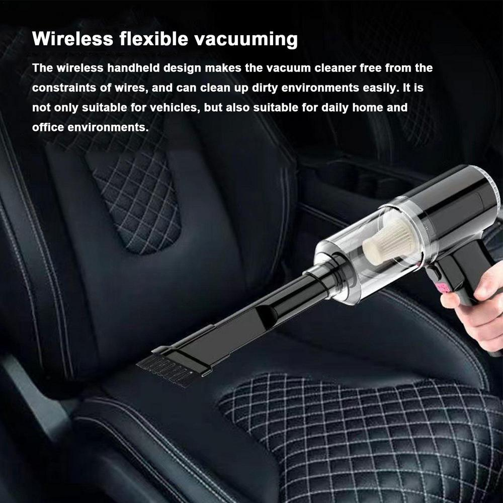 120W Cordless Handheld Vacuum Cleaner — Mini Portable Car & Home Wireless