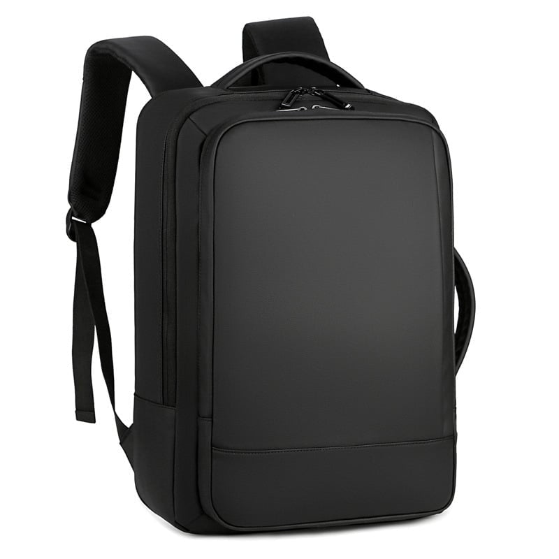 Large Capacity Waterproof Business Backpack for Men — Professional Travel & Work Bag (Black / Gray)