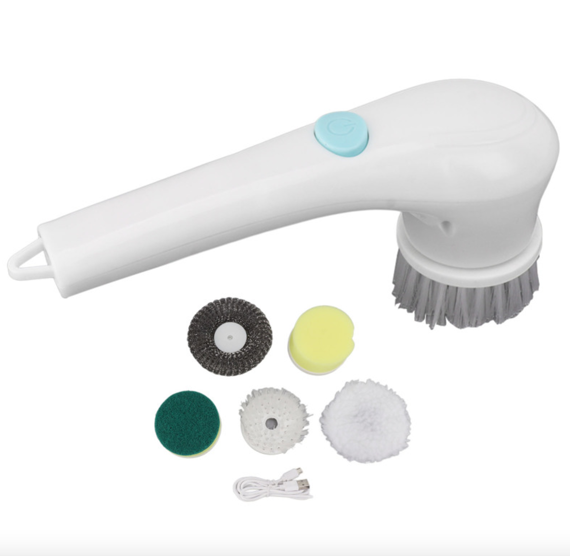 Cordless Handheld Electric Cleaning Brush — Rechargeable Scrubber for Home & Kitchen