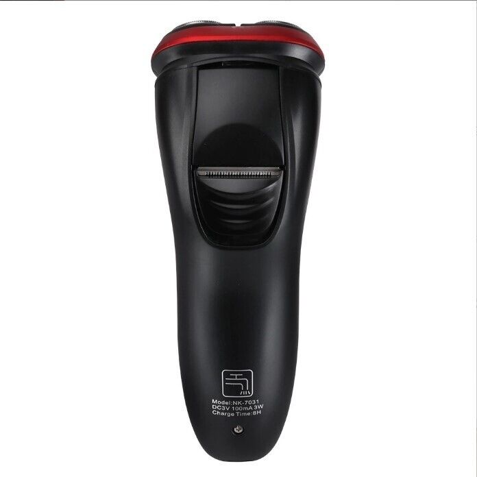 Men's Rotary Electric Shaver — 3D Floating Heads, Wet & Dry, Pop-Up Trimmer